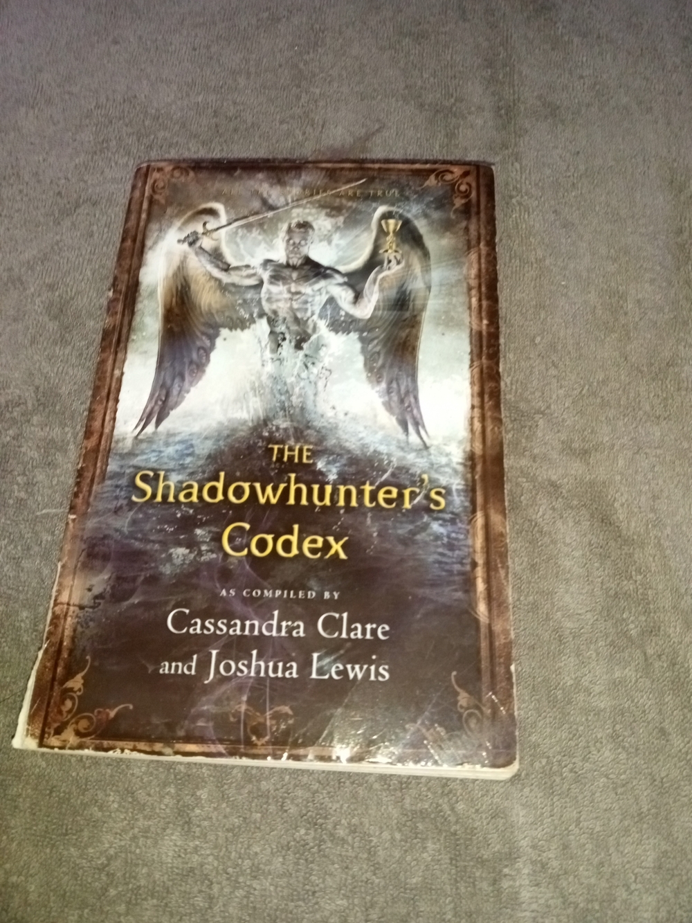 The Shadowhunter's Codex by Cassandra Clare & Joshua Lewis - Brown/Black Cover